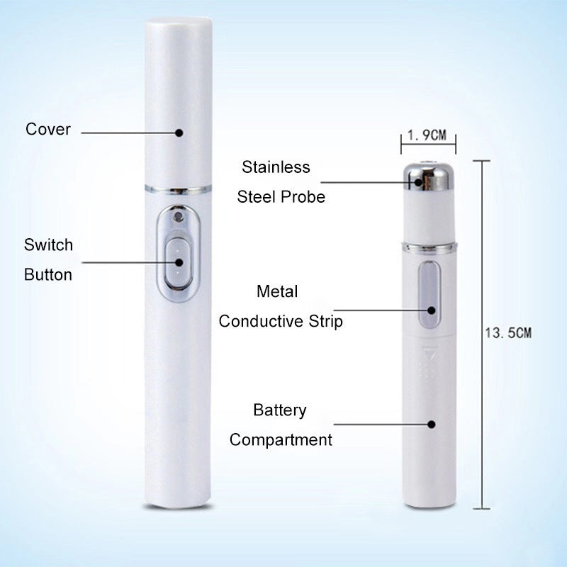 Blue Light Therapy Acne Pen for Soft Scar and Wrinkle Removal - Skin Care Beauty Device