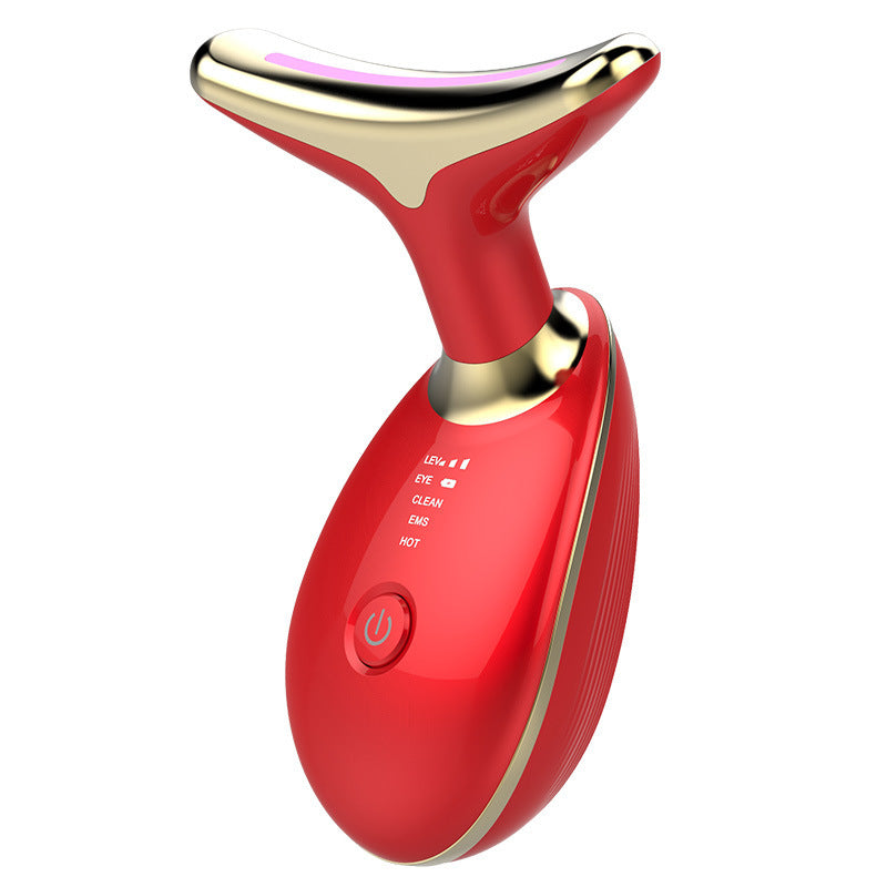 EMS Neck Lifting Massager - Thermal Tightening and Microcurrent Wrinkle Remover