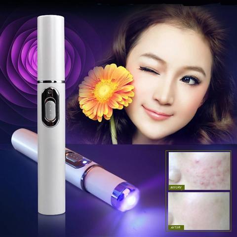 Blue Light Therapy Acne Pen for Soft Scar and Wrinkle Removal - Skin Care Beauty Device
