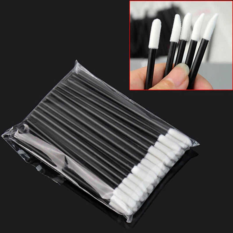 5/50/100 Pcs Disposable Lip Brushes for Cosmetic Lipstick and Lip Gloss Application