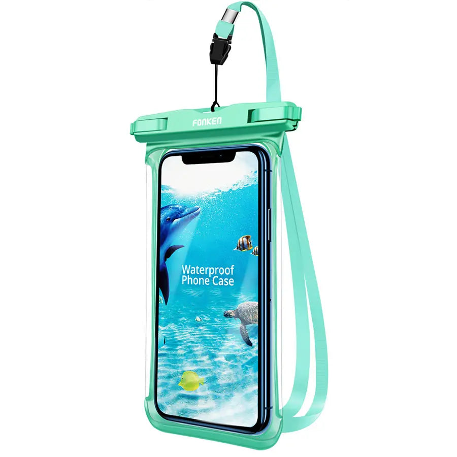 Waterproof Phone Case for Underwater Adventures, Snow, and Rainforest - Large Mobile Phone Transparent Dry Bag Pouch