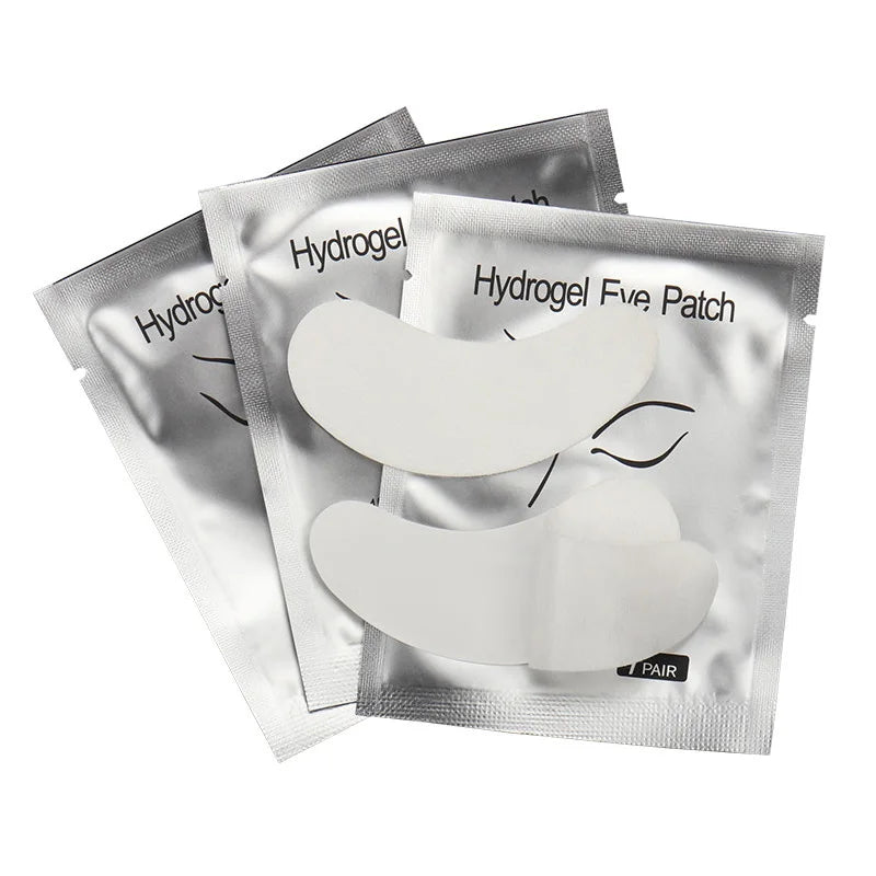 50 Pairs Eyelash Extension Under Eye Patches Gel Pads for Grafting Lashes Makeup Tools