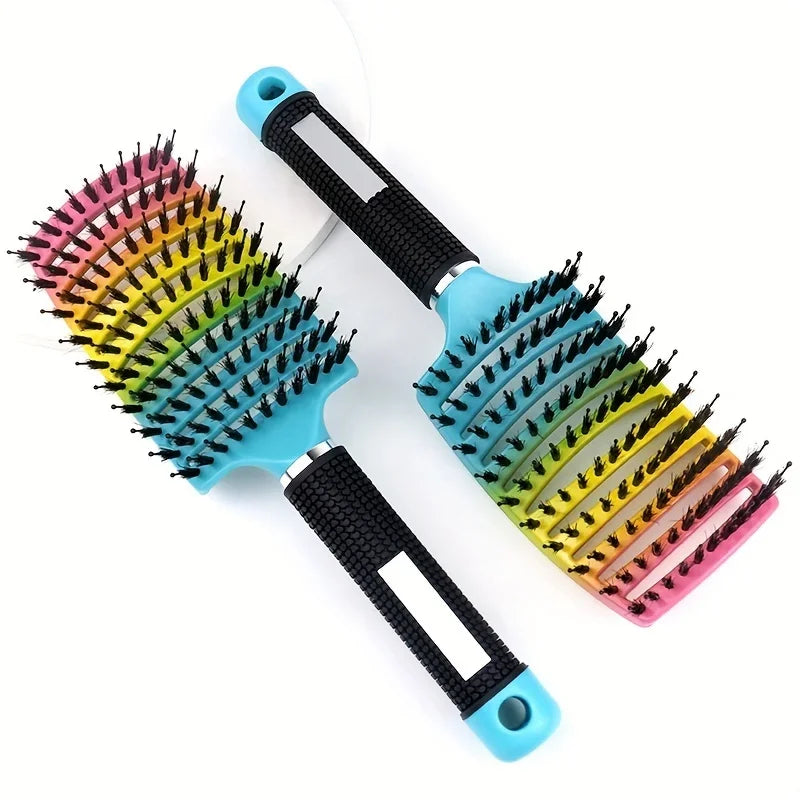 1pc Magic Scalp Massage Brush - Professional Detangling Tool for Wet Curly Hair