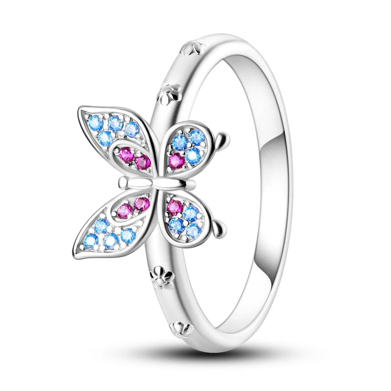 Silver-Plated Daisy Ring - Luxury Stackable Fine Jewelry for Any Occasion