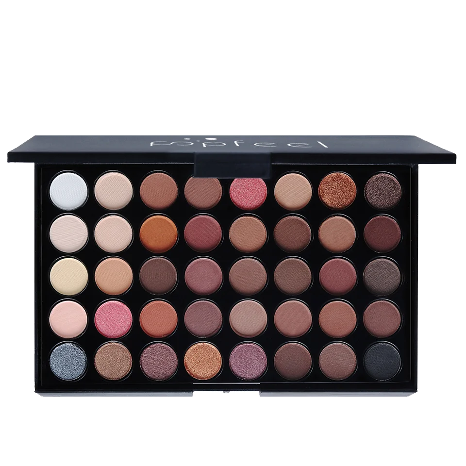 Eyeshadow Palette 40 Colors in Brown and Pink Shades - Allurra Store