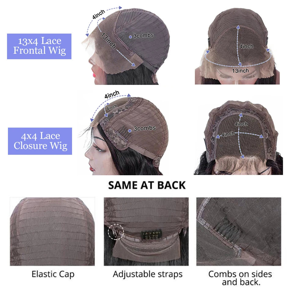 100% Human Hair Kinky Curly Bob Wig - 13x4 Transparent Lace Front, 12-14 Inches, 220% Density, Pre-Plucked Deep Wave