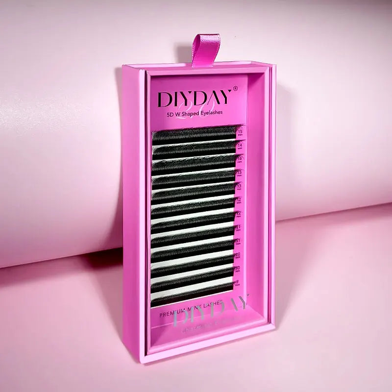 DIYDAY 5D W Shape Eyelash Extensions - Natural Soft Easy Fan Lashes in Different Lengths