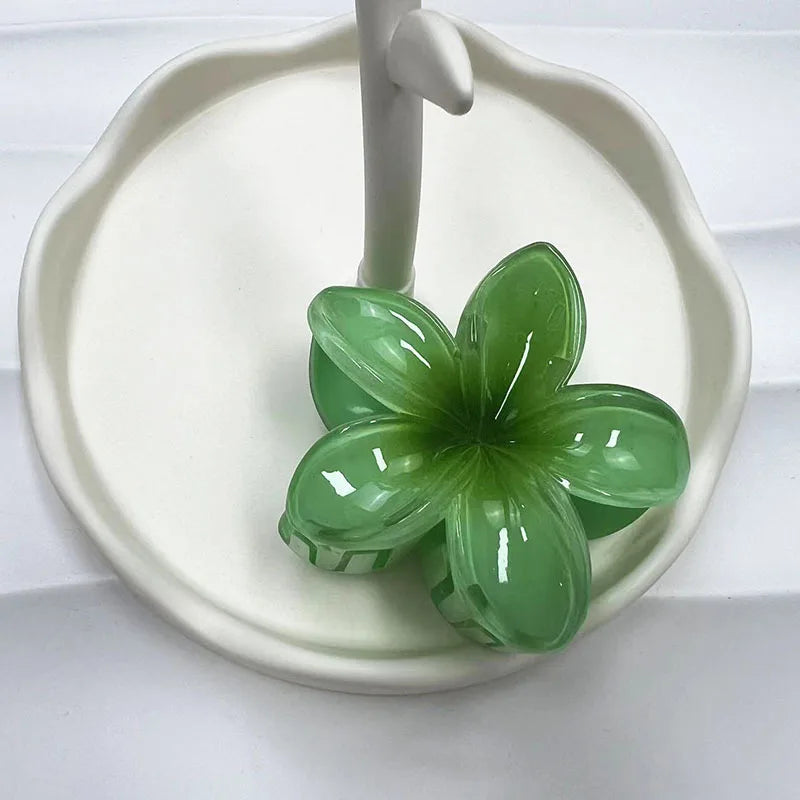 Large Flower Hair Claw Clips for Women - Fashion Hair Clamps, Sweet Matte Hairpins & Headwear Accessories