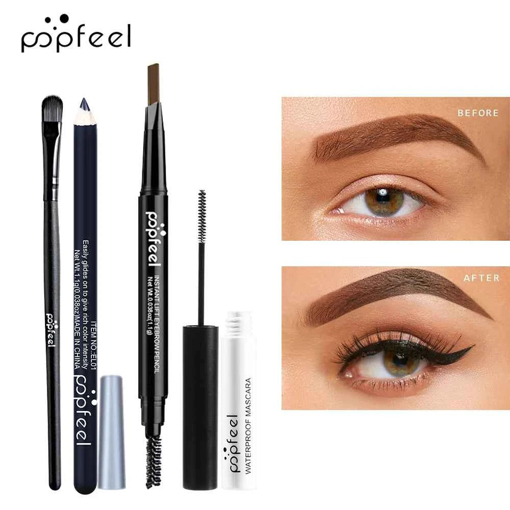 Eye Makeup Set -  Eyeshadow , Eyeliner, Mascara, Eyebrow Pencil