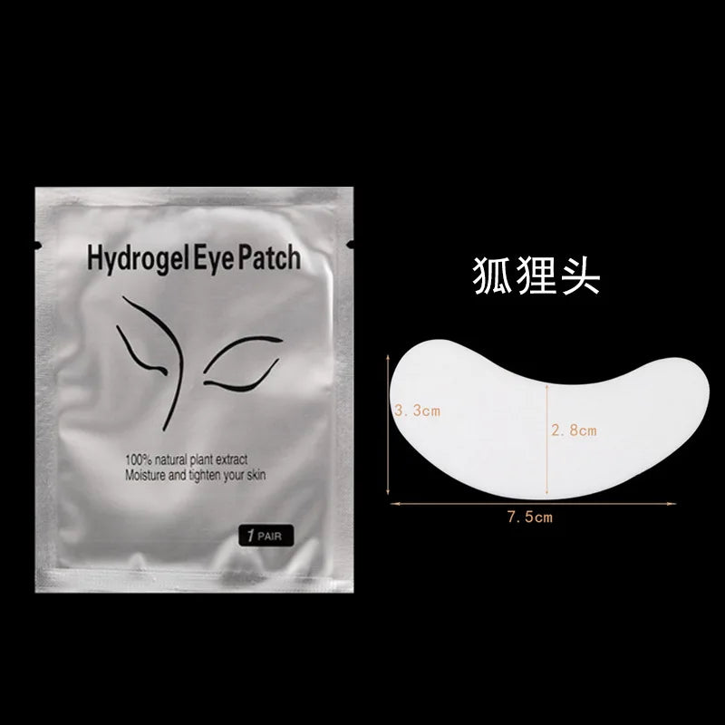20 Pairs Eyelash Under Eye Patches for Isolation and Hydrogel Eye Pad Stickers in Makeup Tools