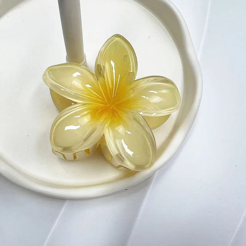 Large Flower Hair Claw Clips for Women - Fashion Hair Clamps, Sweet Matte Hairpins & Headwear Accessories