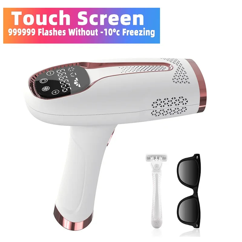 Permanent IPL Hair Remover Device - Effortless Smooth Skin Epilator & Shaver