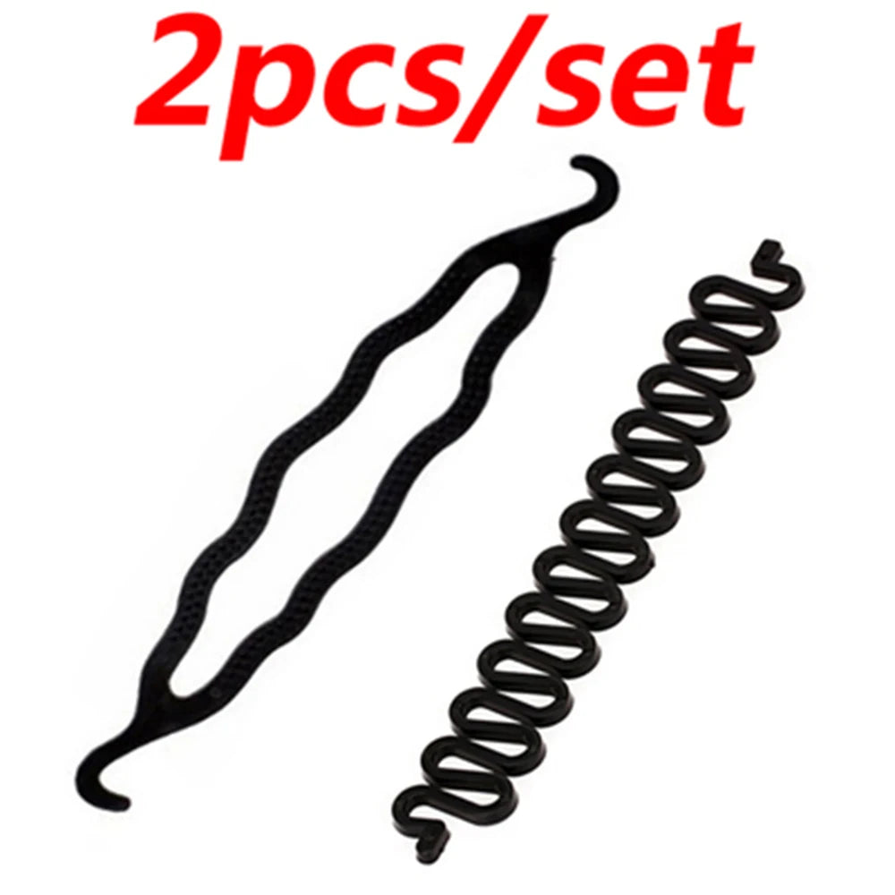 1-6 Pcs Set Magic Hair Braided Tool for Women and Girls - Donut Bun Maker Hairpins and Twist Hair Clip Styling Accessory