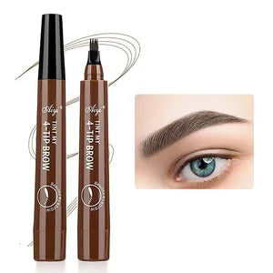 Four-Pronged Eyebrow Pencil - Long-Lasting, Water-Resistant, Anti-Smudged Formula