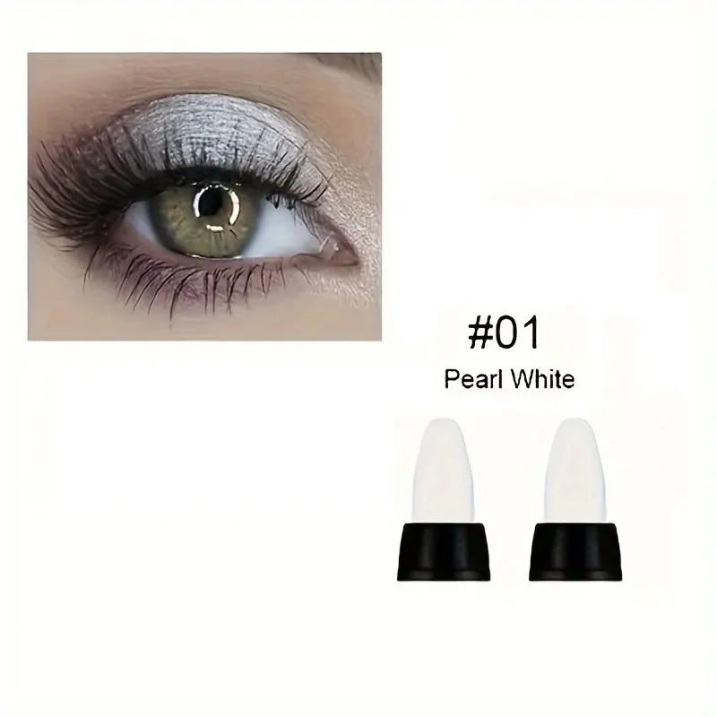16 Colors Pearlescent Eyeliner - Waterproof, Long-Lasting, Non-Smudge Glitter Eye Makeup
