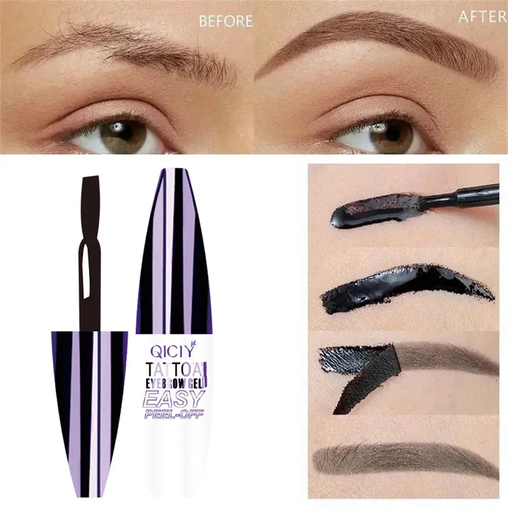 Lasting Eyebrow Gel - Long-Lasting Eyebrow Gel with Smudge-Proof and Sweat-Resistant Formula for Perfect Brows - Allurra Store
