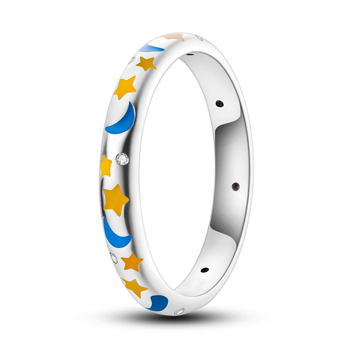 Silver-Plated Daisy Ring - Luxury Stackable Fine Jewelry for Any Occasion