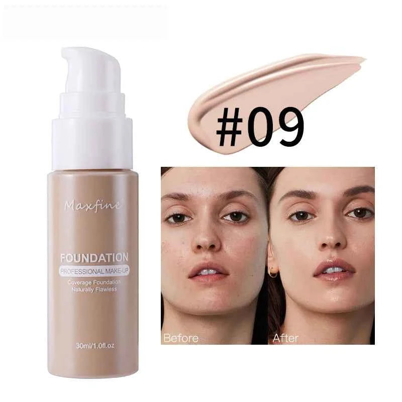 Waterproof and Sweat-Resistant Liquid Foundation Concealer for Flawless Skin
