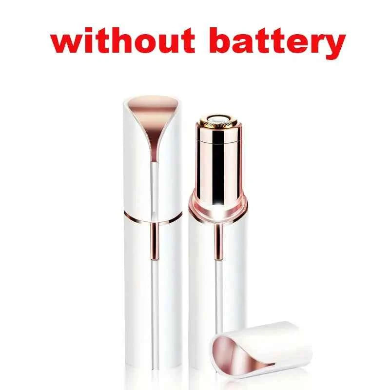 Portable Electric Hair Remover - Lipstick Shaped Painless Facial Hair Removal Shaver Tool for Women