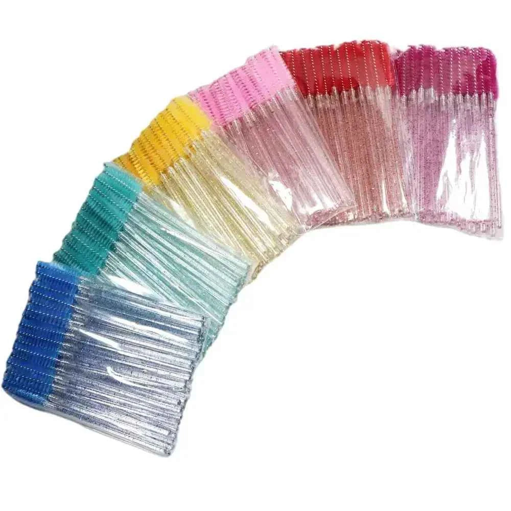 Disposable Eyelashes Brush Comb - 50Pcs