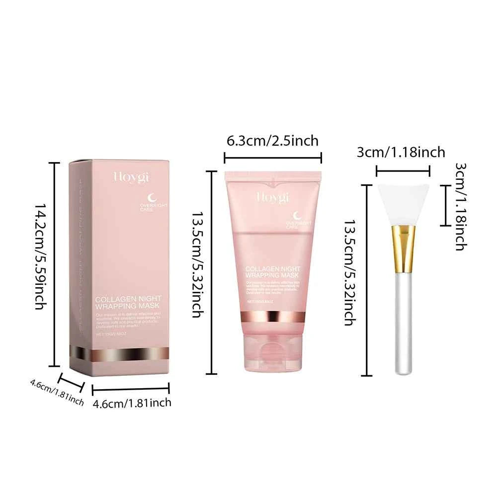 75g Collagen Peel Off Mask for Facial Moisturizing, Brightening, Hydrating, and Firming Skin Rejuvenation Care