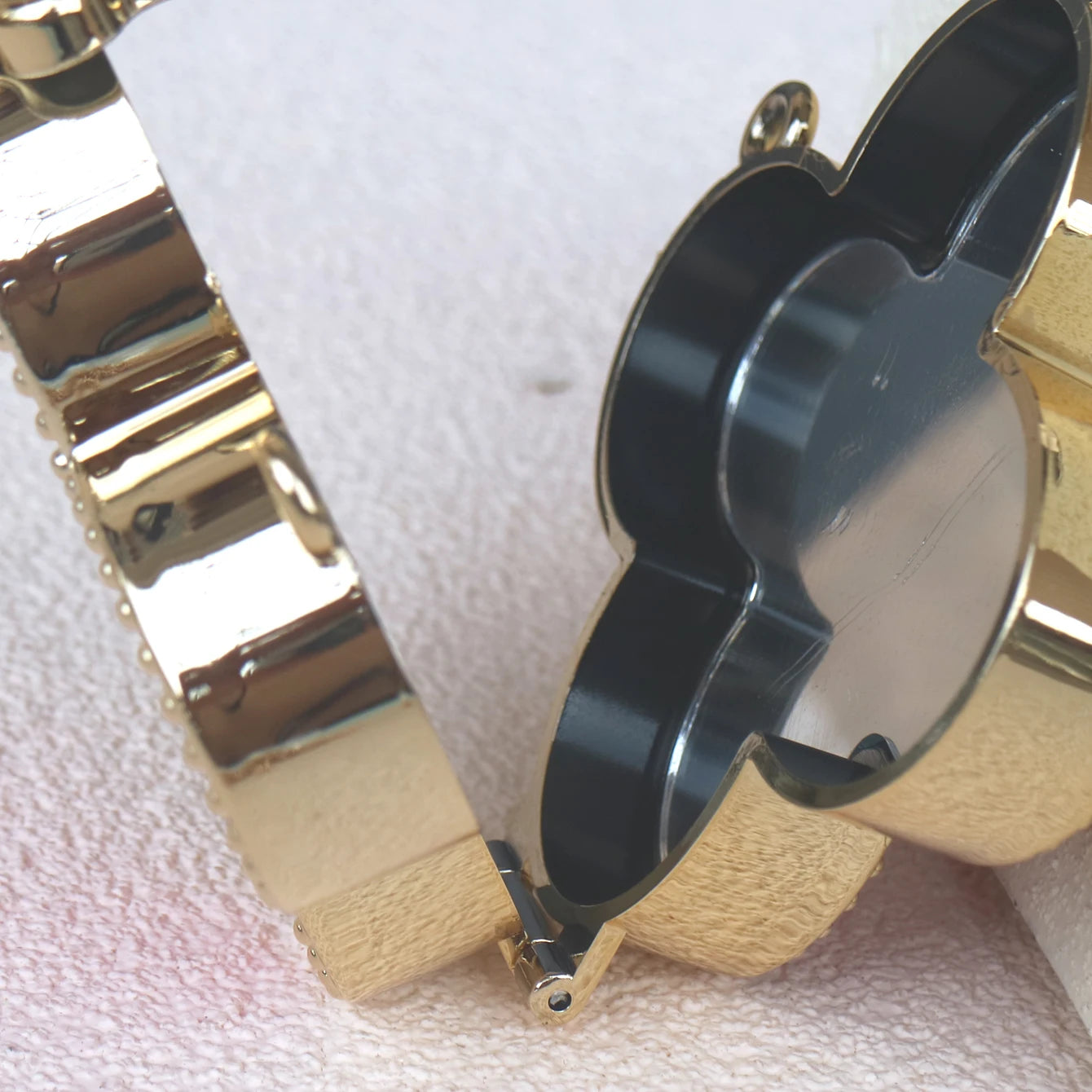 Luxury Evening Clutch Bag - Mini Small Purse, Acrylic Shiny Designer Handbag for Party and Wedding