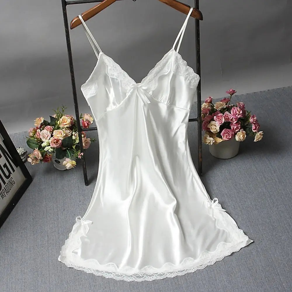 Sexy Lace Nightwear Camisola Lingerie Wedding Dress Sleepwear Women's Nightgowns