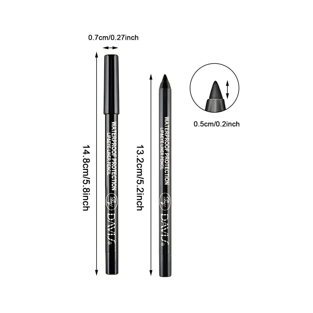 Waterproof Eyeliner Pencil in Black and Multicolor Options for Effortless Eye Makeup - Allurra Store