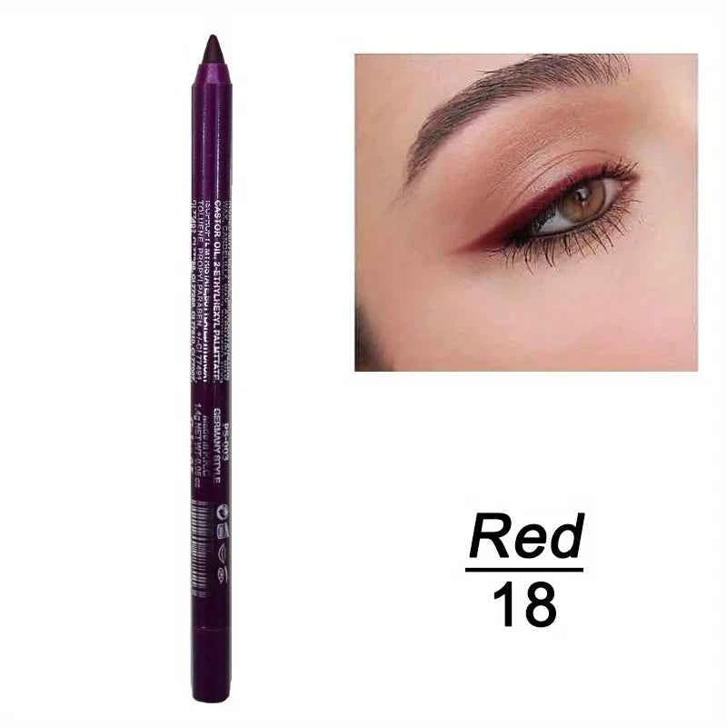 Waterproof Eyeliner Pencil in Black and Multicolor Options for Effortless Eye Makeup