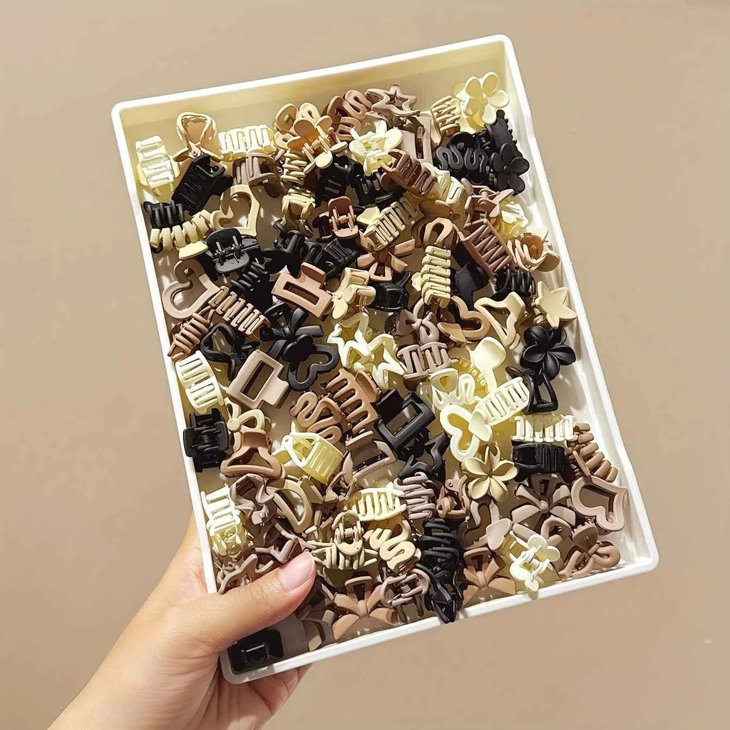 Beige Mixed Pack Small Clips - 5/10/20/30pcs