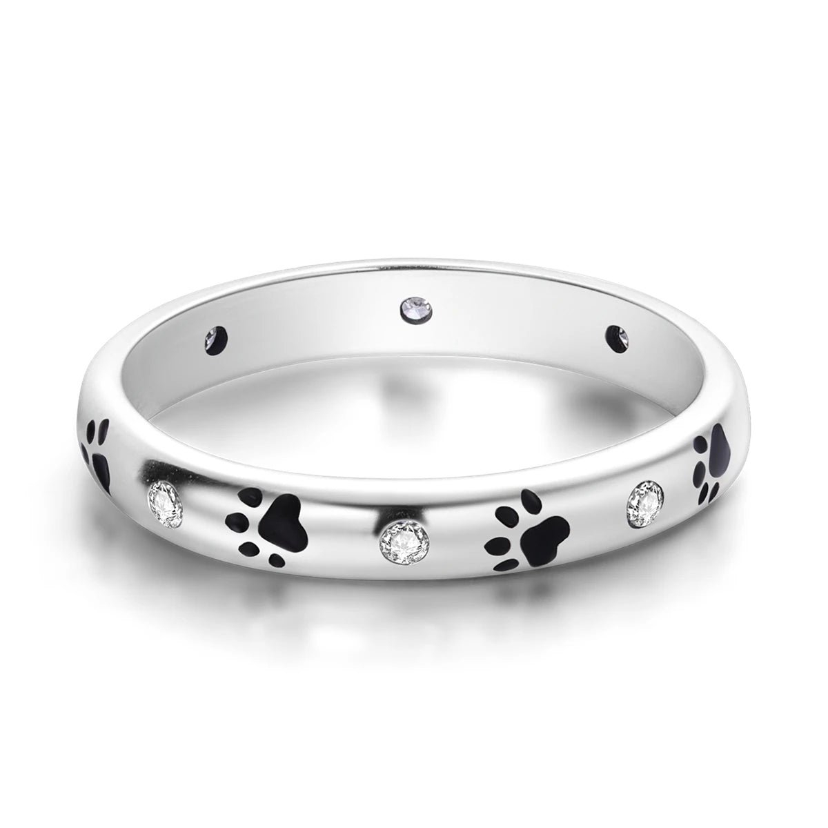 Silver-Plated Daisy Ring - Luxury Stackable Fine Jewelry for Any Occasion