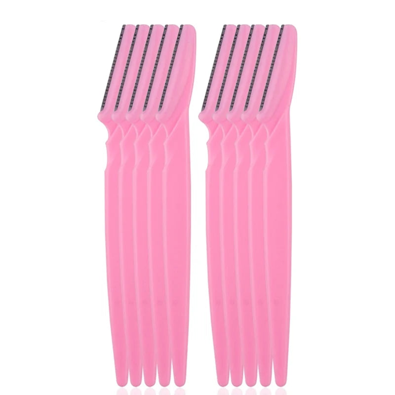 5/10/15Pcs Eyebrow Trimmer Makeup Tools for Safe Hair Removal and Eyebrow Shaping