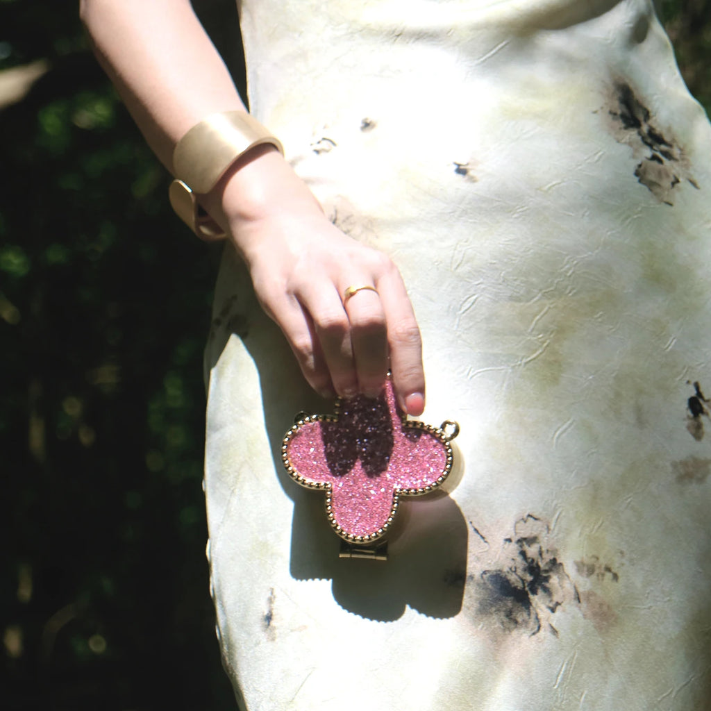 Luxury Evening Clutch Bag - Mini Small Purse, Acrylic Shiny Designer Handbag for Party and Wedding