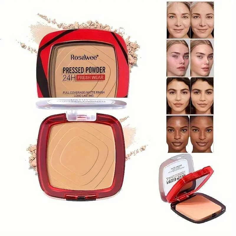 Matte Pressed Foundation Powder for a Flawless Skin Finish