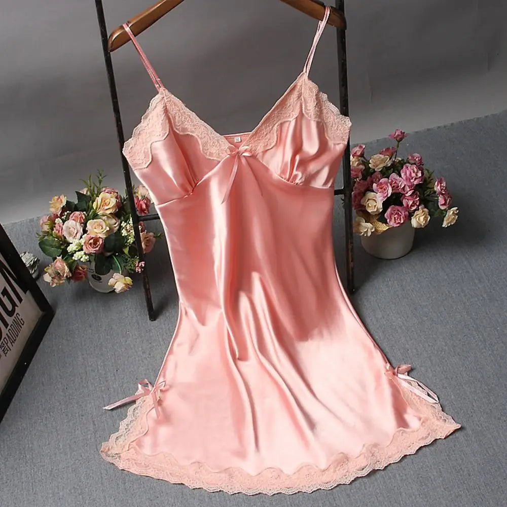 Sexy Lace Nightwear Camisola Lingerie Wedding Dress Sleepwear Women's Nightgowns