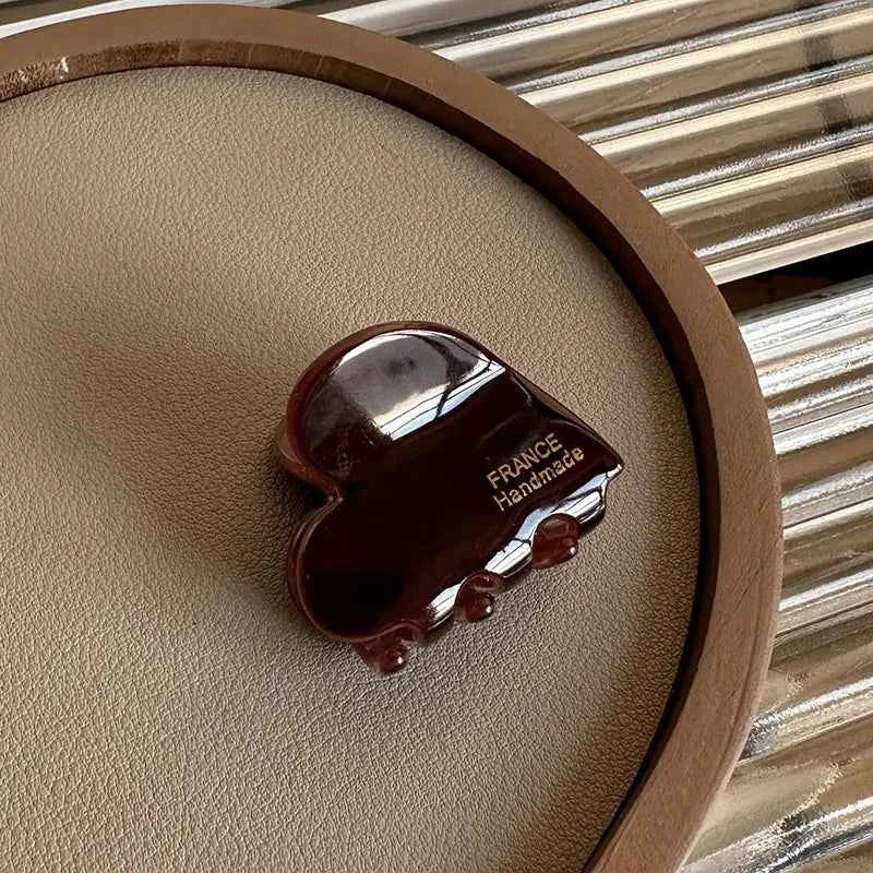 Small Heart Shaped Hair Clips