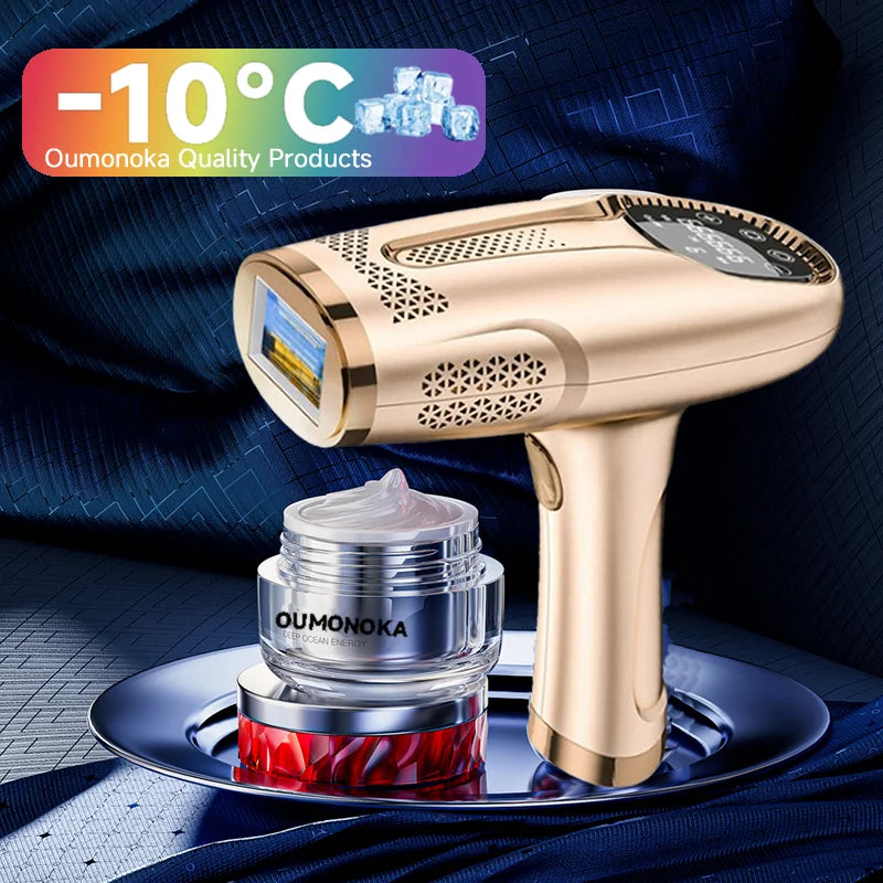 Permanent IPL Hair Remover Device - Effortless Smooth Skin Epilator & Shaver