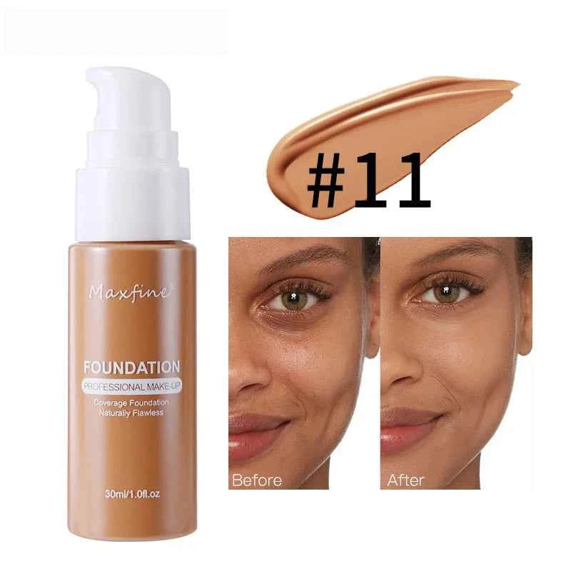 Waterproof and Sweat-Resistant Liquid Foundation Concealer for Flawless Skin