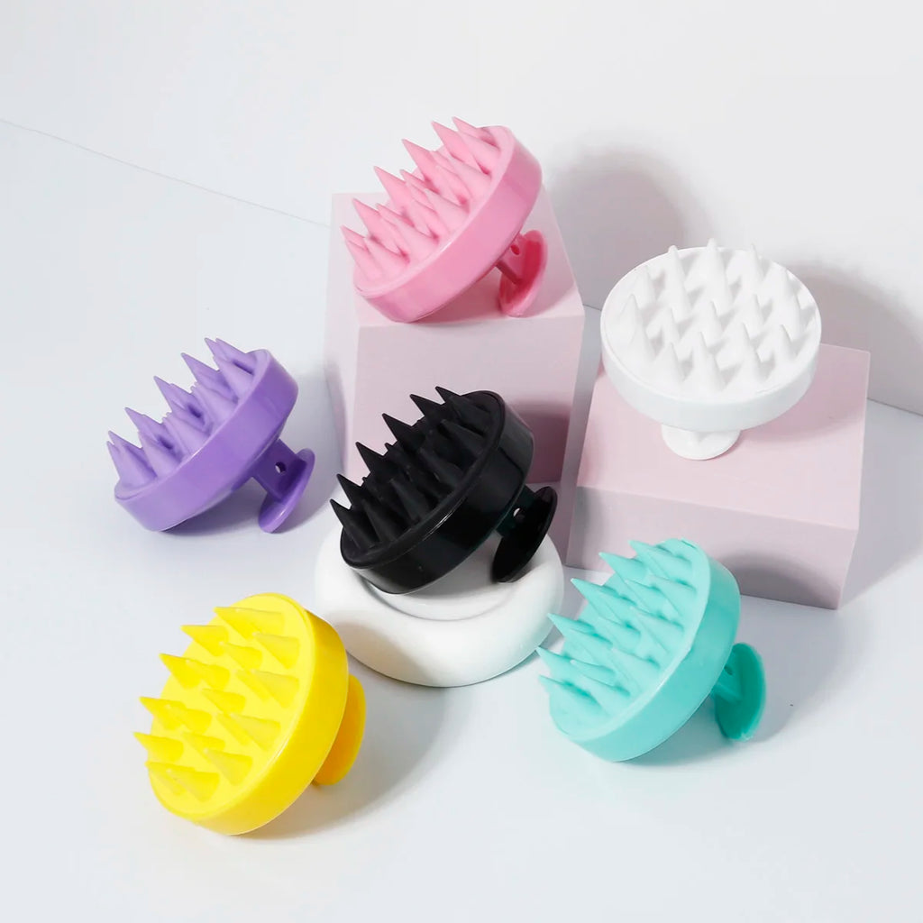 Silicone Shampoo Brush for Scalp Massage and Deep Cleaning - 1 PCS Hair Salon Body Massage Comb
