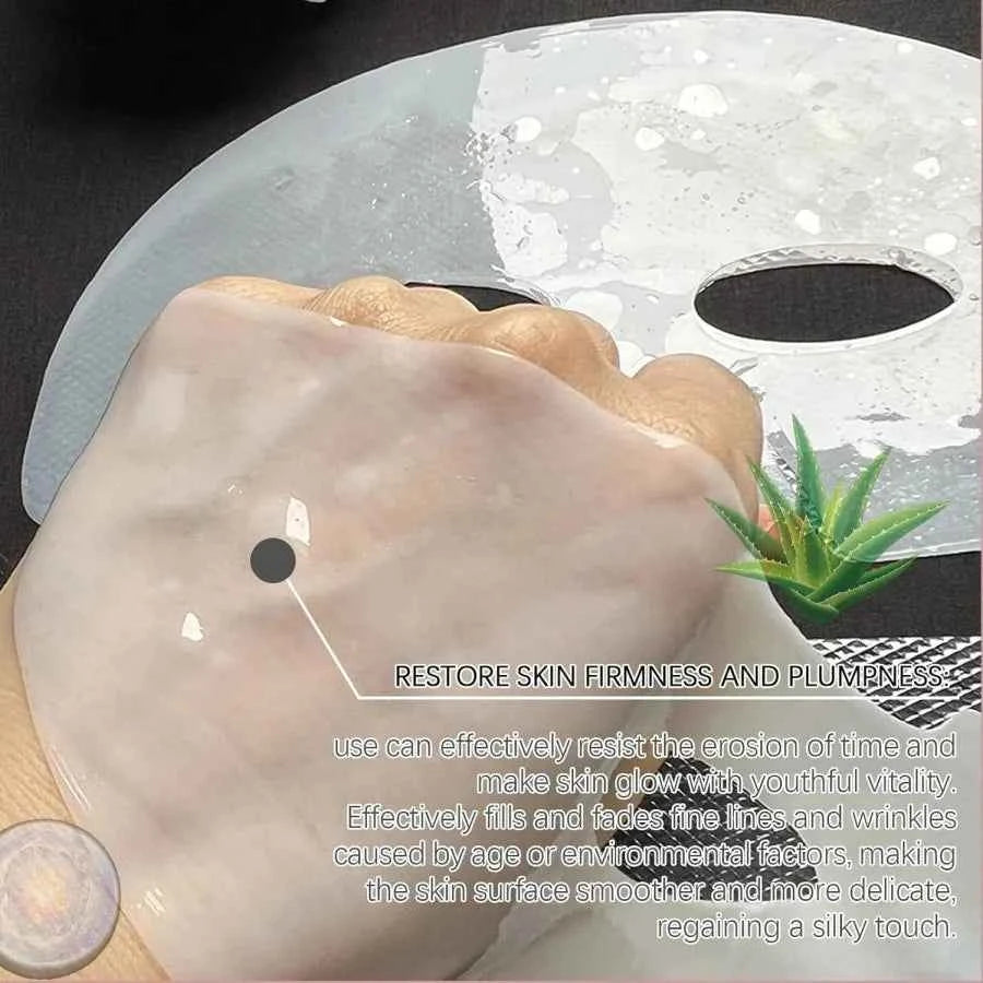 Bio Collagen Face Mask for Deep Hydration, Pore Shrinking, and Skin Brightening