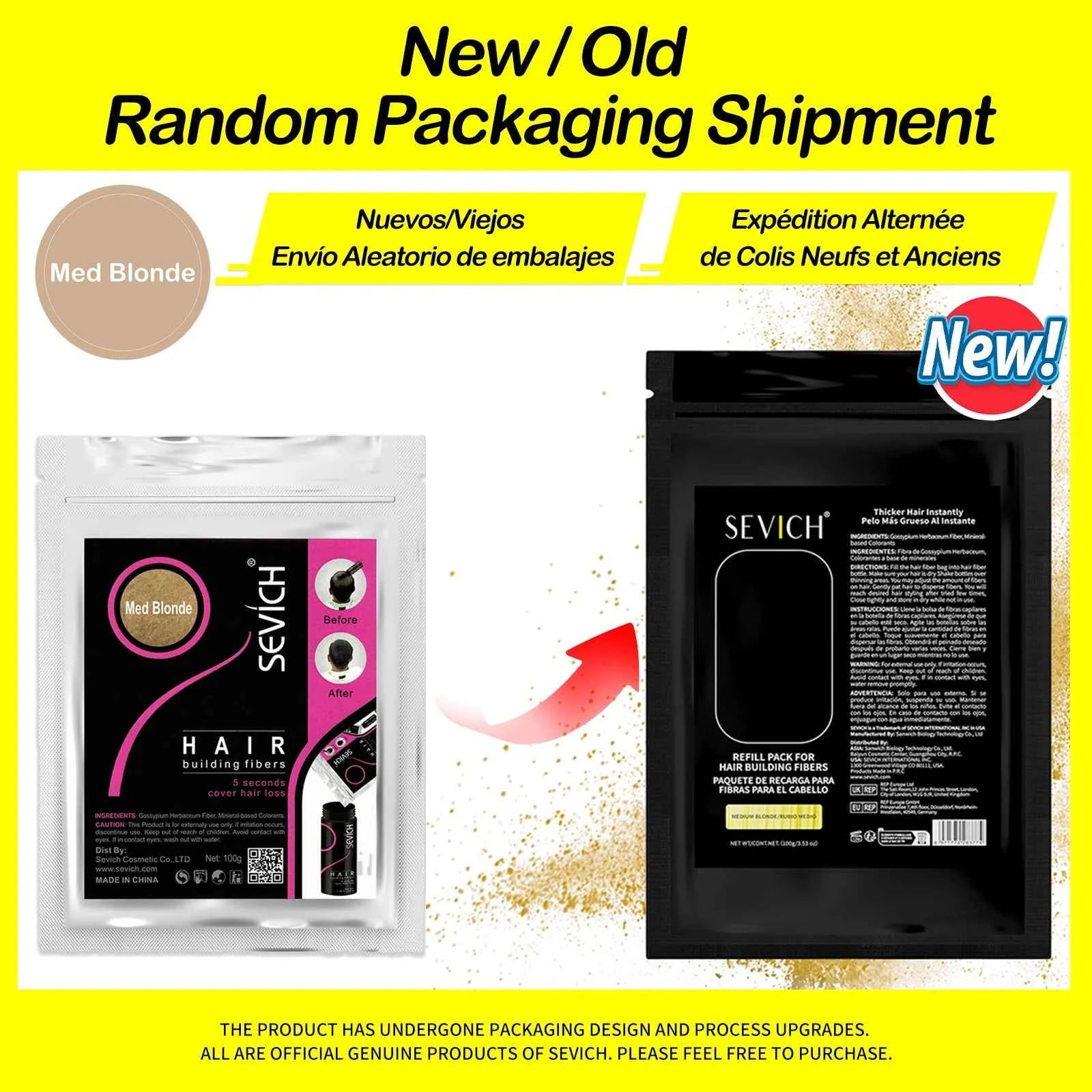 Hair Building Fiber 100g for Effective Hair Loss Concealment and Instant Volume