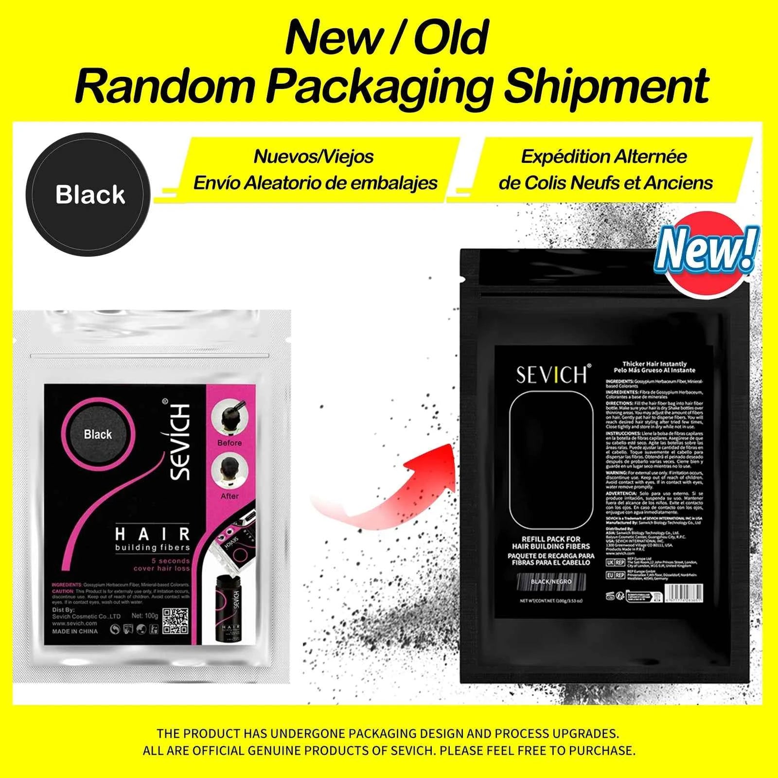 Hair Building Fiber 100g for Effective Hair Loss Concealment and Instant Volume