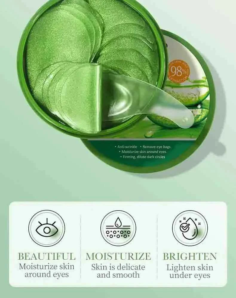 Aloe Vera Eye Mask for Soothing and Refreshing Tired Eyes