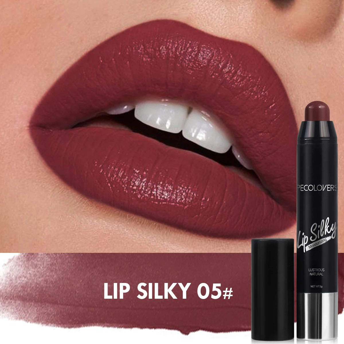 Matte Lipstick Pencil Waterproof Long Lasting Non-Stick Cup Lip Stain Tint Nude Lipstick Pen Makeup Maquillage