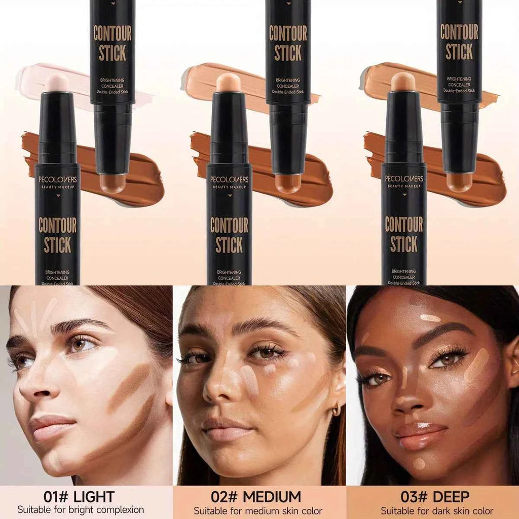 Face Foundation Concealer Pen Long Lasting Concealer Stick for Dark Circles and Contouring Makeup