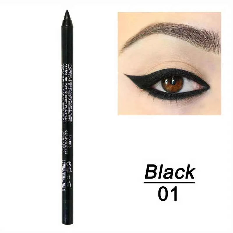 Waterproof Eyeliner Pencil in Black and Multicolor Options for Effortless Eye Makeup