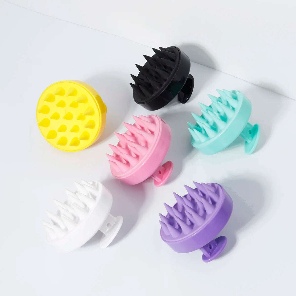 Silicone Shampoo Brush for Scalp Massage and Deep Cleaning - 1 PCS Hair Salon Body Massage Comb