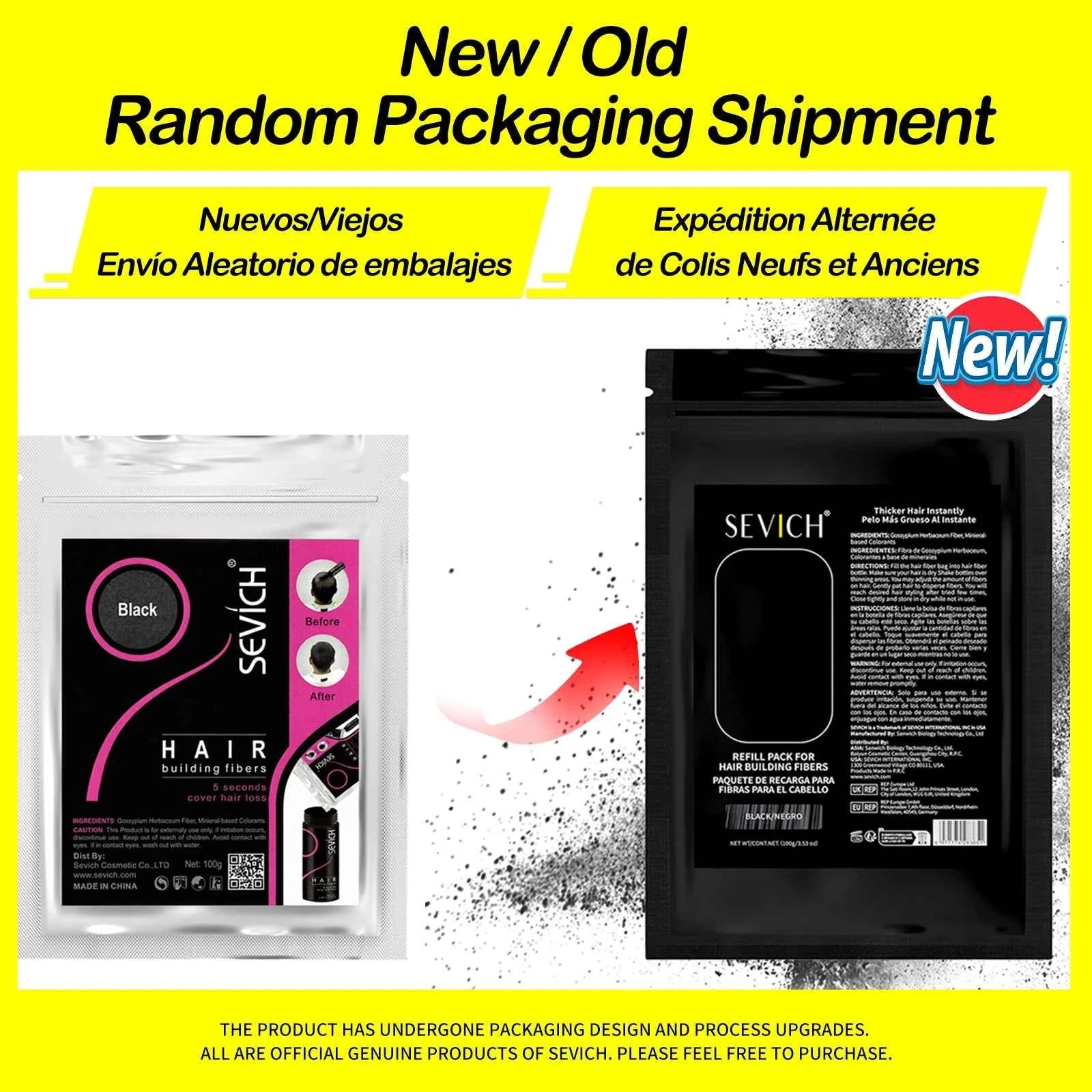 Hair Building Fiber 100g for Effective Hair Loss Concealment and Instant Volume