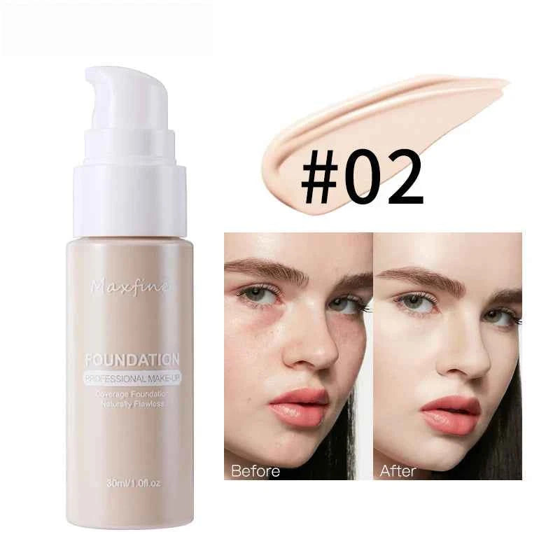 Waterproof and Sweat-Resistant Liquid Foundation Concealer for Flawless Skin
