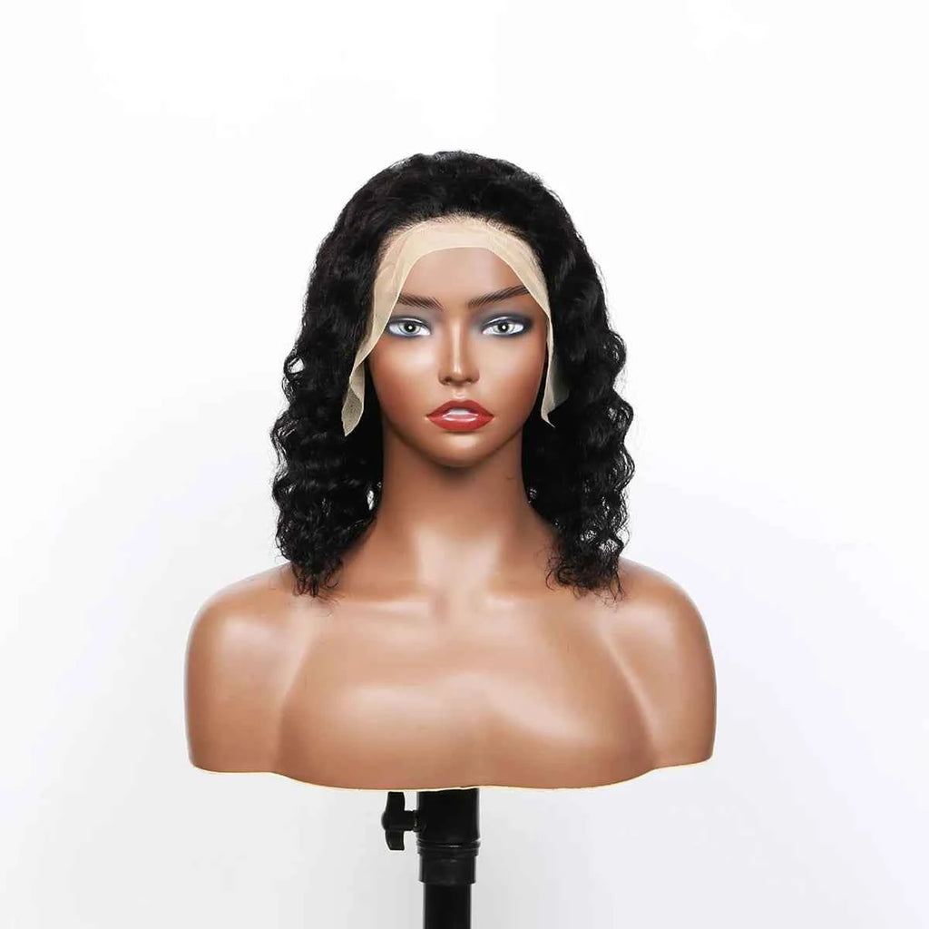 Deep Wave Lace Frontal Bob Wig